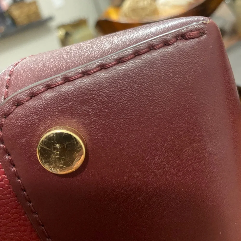 Michael Kors Mercer Gallery Satchel • Large • Reinforced Corners • Center Zip • - Picture 14 of 15